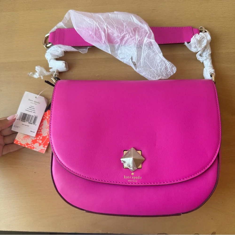 Brand New With Tags Women’s Hot Pink Kate Spade Shoulder Bag